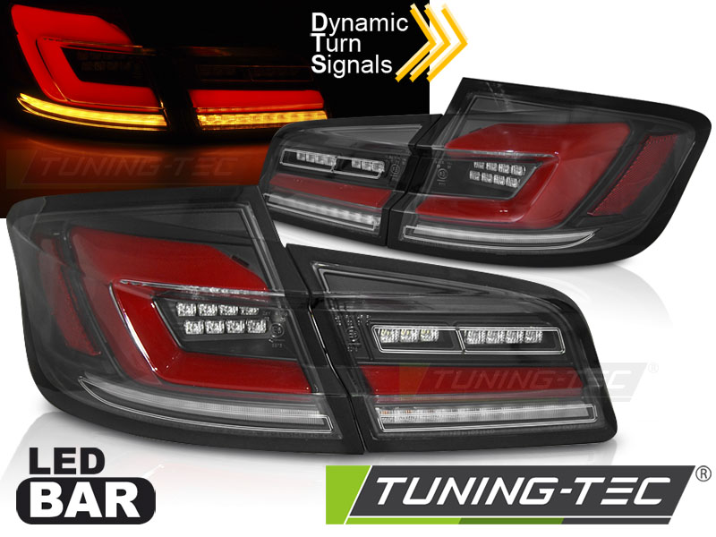 Pilotos Traseros Led Bar Seq Negro Para Bmw F10 10-16
