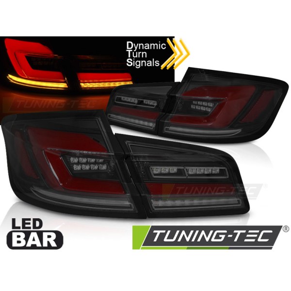 Led Bar Seq Luces Traseras Humo Negro Para Bmw F10 10-16
