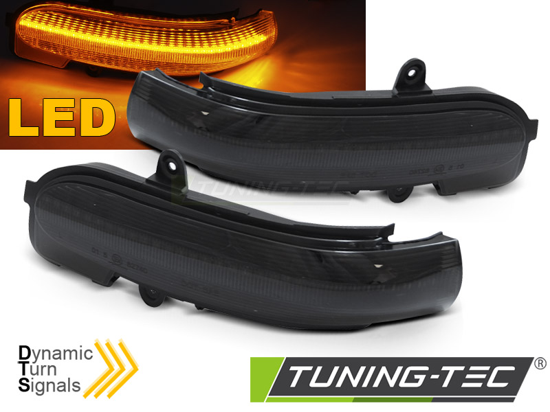 Dirección Lateral En El Espejo Humo Led Seq Compatible Con Mercedes W203 T203 Cl203 00-07