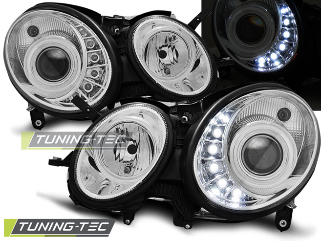 Xenon Daylight Chrome Para Mercedes W211 E-Klasa 03.02-04.06