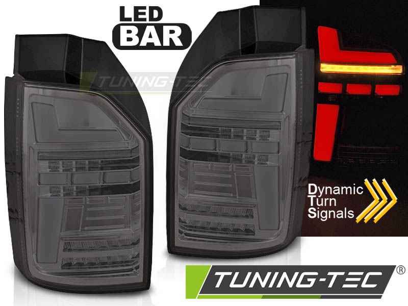Barra De Luces Traseras Led Smoke Seq Para Vw T6 15-19 Bombilla Oem