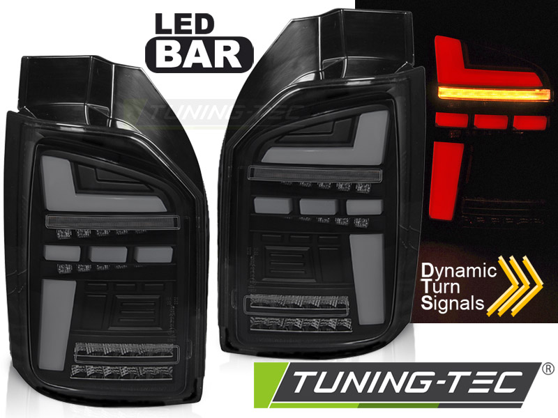Barra De Luces Traseras Led Black Smoke Seq Para Vw T6,T6.1 15-21 Oem Led