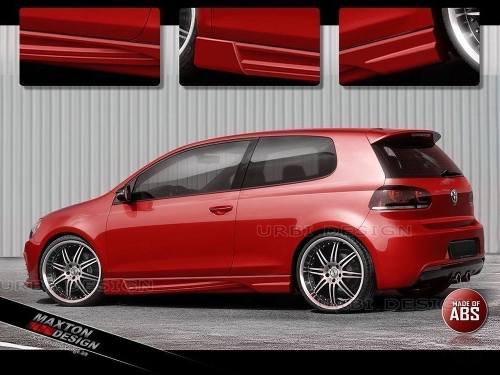 Maxton Abs Plastic Side Skirts ( Inferno ) Universal