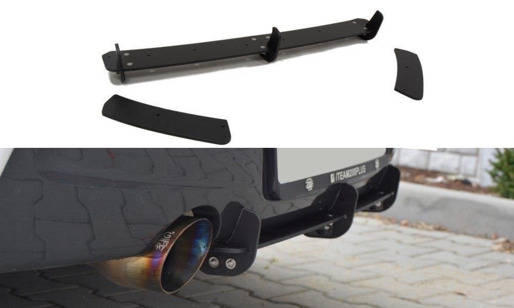 Maxton Bmw 1 F20/F21 M-Power Rear Diffuser & Rear Side Splitters (PREFACE)