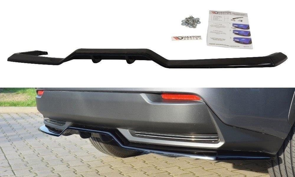 Maxton Central Rear Splitter Lexus Nx Mk1 H (with Vertical Bars)