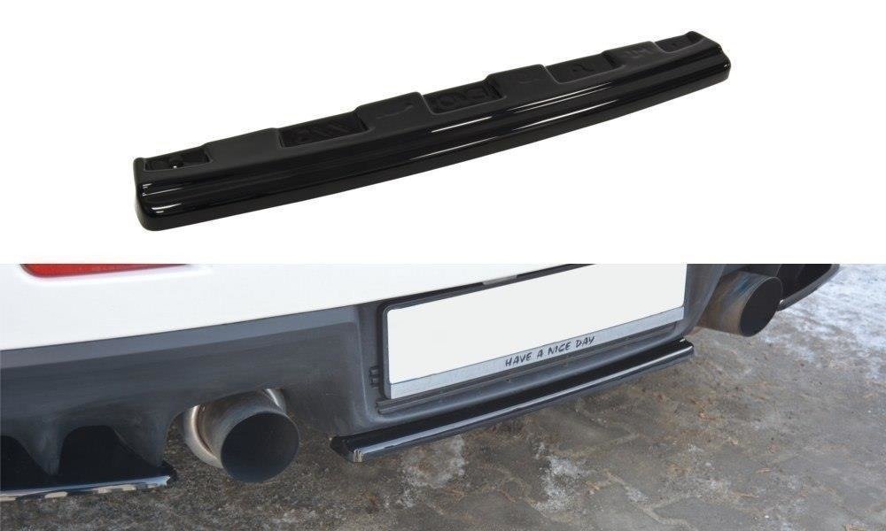 Maxton Central Rear Splitter Mitsubishi Lancer Evo X (without Vertical Bars)