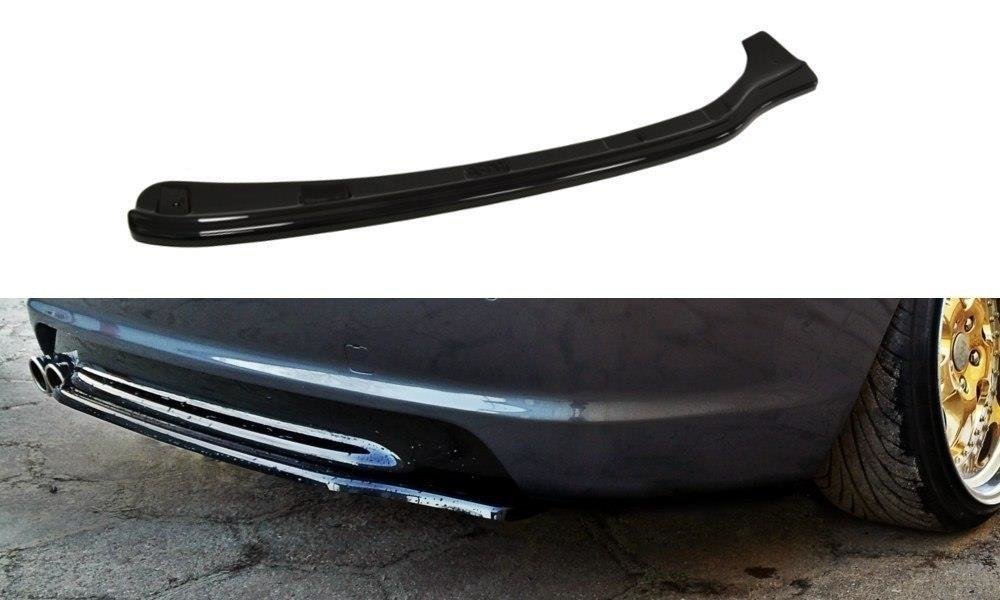 Maxton Central Rear Splitter For Bmw 3 E46 Mpack Coupe (without Vertical Bars)