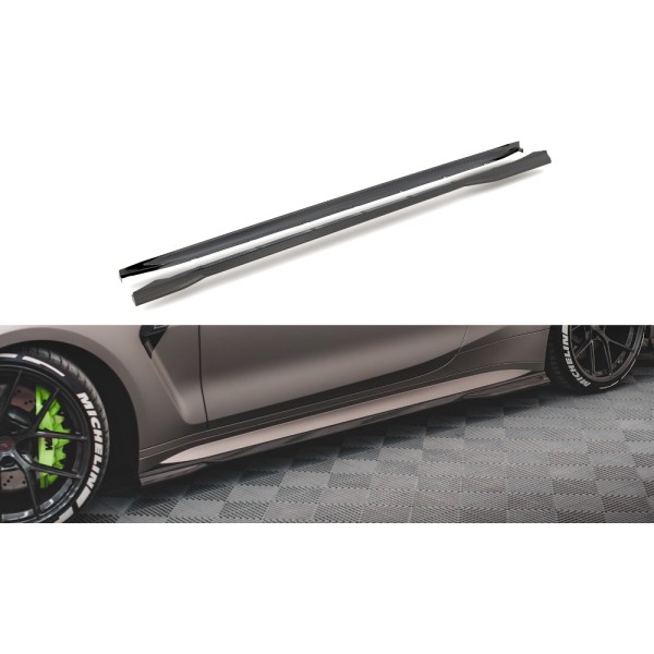 Maxton Carbon Fiber Side Skirts Bmw M4 G82