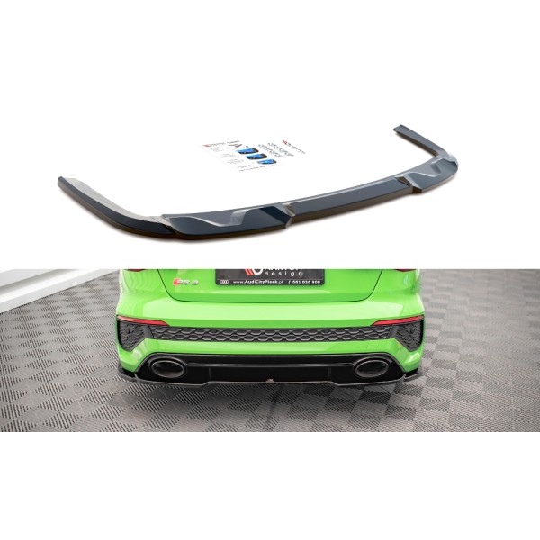 Maxton Central Rear Splitter Audi Rs3 Sedan 8y