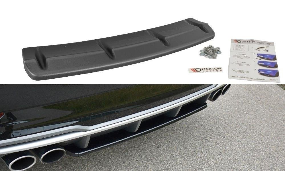 Maxton Central Rear Splitter Audi S3 8v Fl Sedan