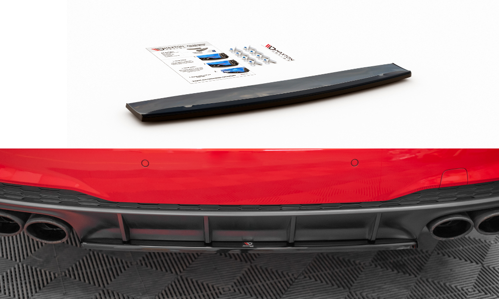 Maxton Central Rear Splitter Audi S7 C8