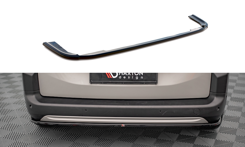 Maxton Central Rear Splitter Citroen Berlingo Mk3