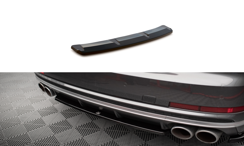 Maxton Central Rear Splitter For Audi S8 D5