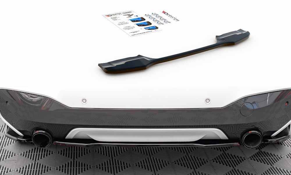 Maxton Central Rear Splitter For Bmw X1 M-Pack F48