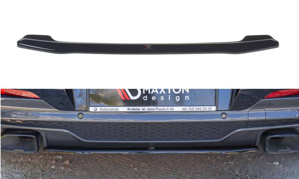 Maxton Central Rear Splitter For Bmw X4 M-Pack G02