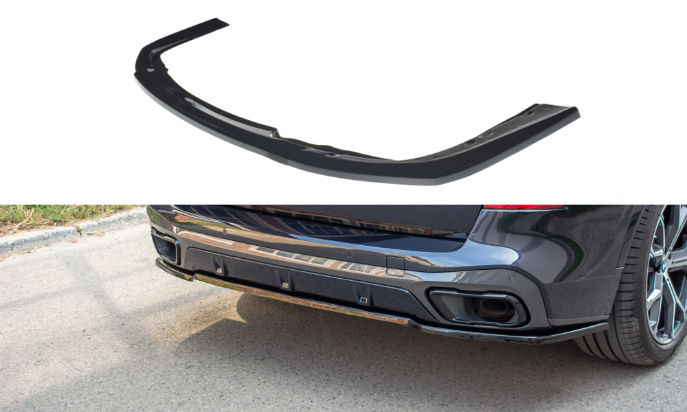 Maxton Central Rear Splitter For Bmw X5 G05 M-Pack