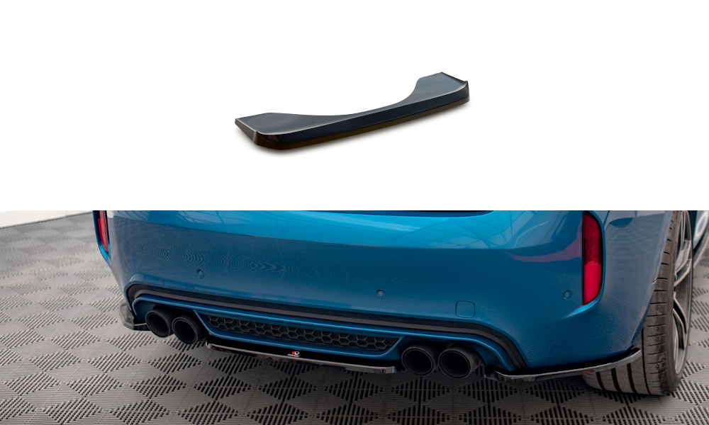 Maxton Central Rear Splitter For Bmw X6 M F86