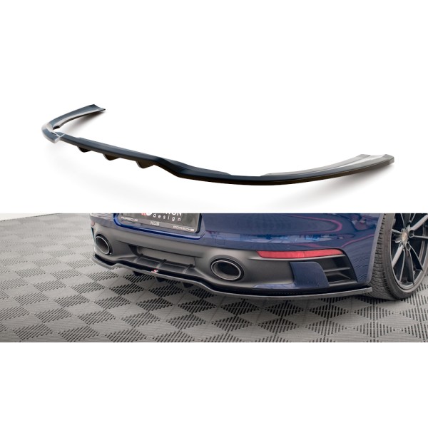 Maxton Central Rear Splitter (with Vertical Bars) V.1 Porsche 911 Carrera Aero 992