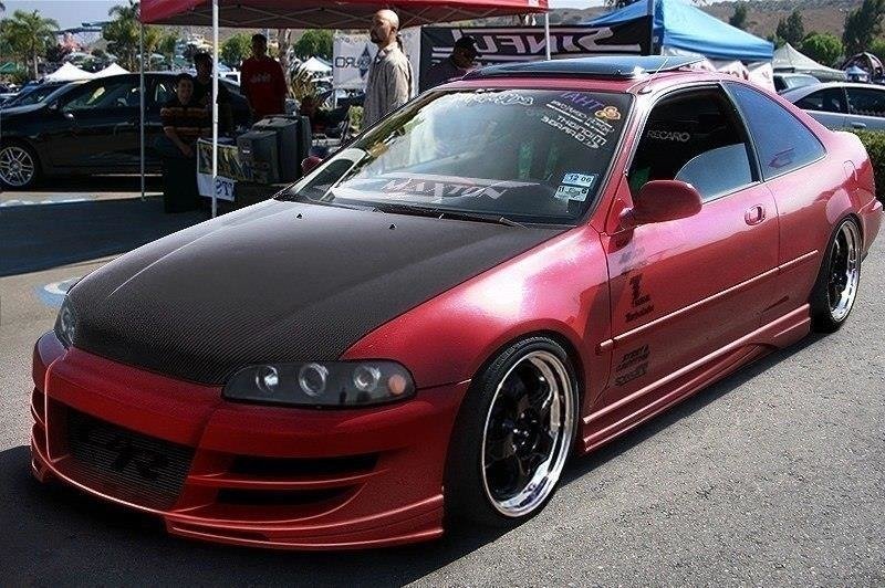 Maxton Front Bumper Honda Civic V ( Inferno )