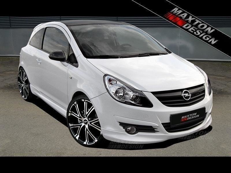 Maxton Front Bumper Spoiler Opel Corsa D (PREFACE)
