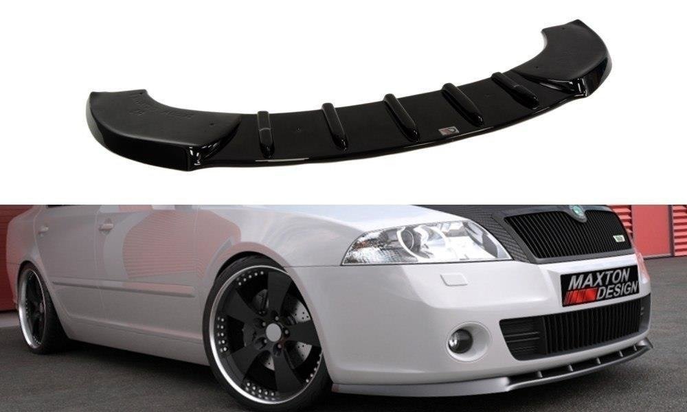 Maxton Front Splitter Octavia 2, Fit Only For Octavia 2 Rs Preface Model