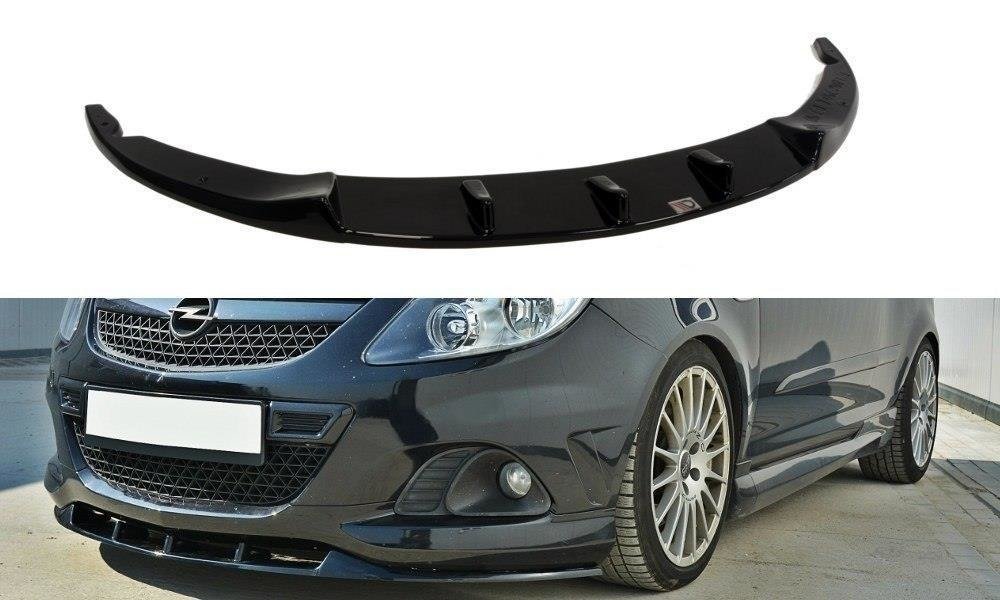Maxton Front Splitter Opel Corsa D Nurburg (FOR Opc / Vxr Bumper)