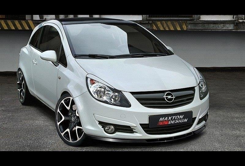 Maxton Front Splitter Opel Corsa D (PREFACE)