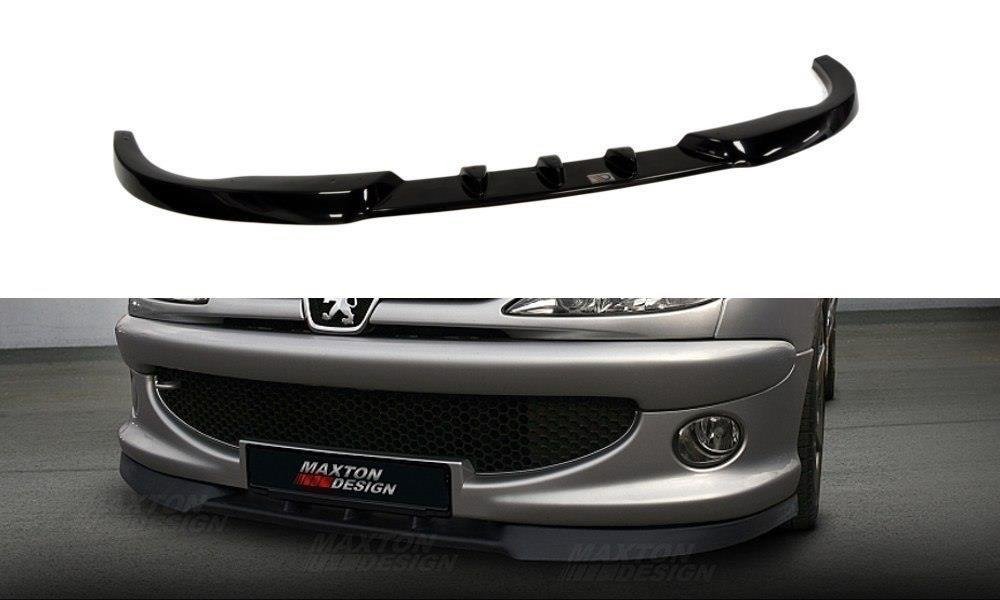 Maxton Front Splitter Peugeot 206 (for: Cc, Rc, Gti, S16, Xsi, Xs, Sport)