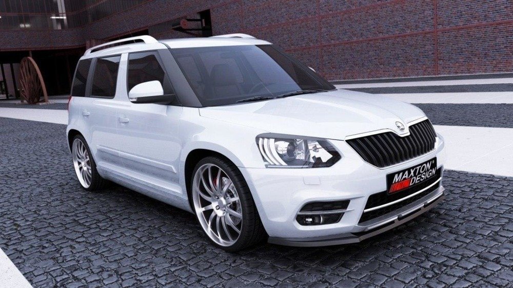 Maxton Front Splitter Skoda Yeti City Facelift Model
