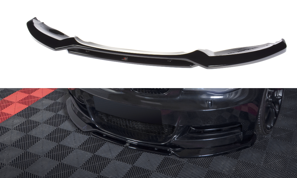 Maxton Front Splitter V.1 For Bmw 1 E82 Facelift M-Pack