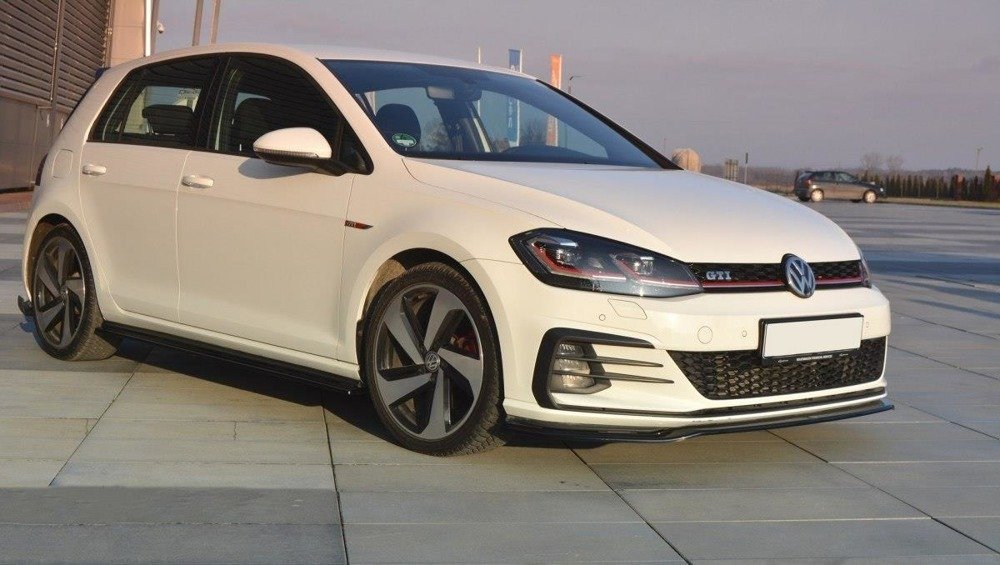 Maxton Front Splitter V.2 Vw Golf Vii Gti Facelift