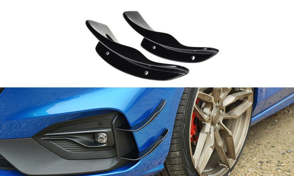 Maxton Front Bumper Wings (Canards) Ford Focus St / St-Line Mk4
