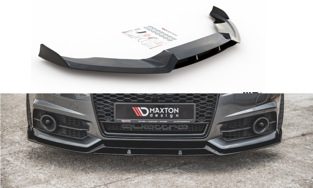 Maxton Front Splitter Audi S6 / A6 S-Line C7 Fl