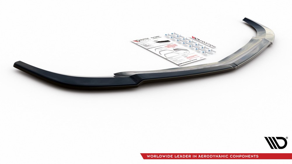 Maxton Front Splitter Mercedes C-Class W204 Amg-Line Facelift