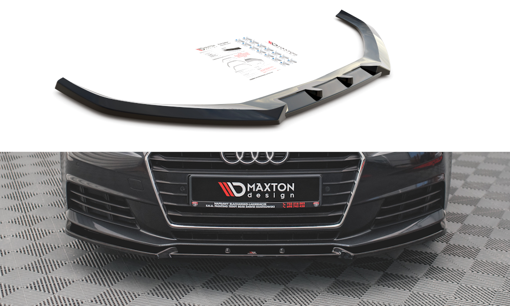 Maxton Front Splitter V.1 Audi A4 B9