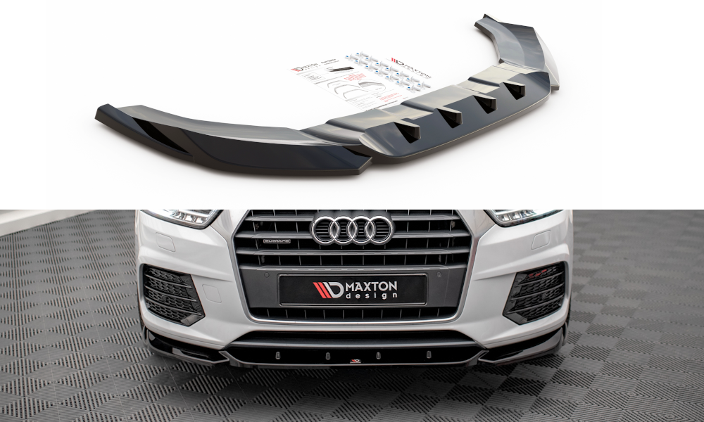 Maxton Front Splitter V.1 Audi Q3 8u Facelift