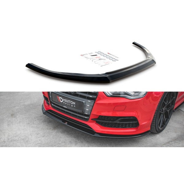Maxton Front Splitter V.1 Audi S3 / A3 S-Line 8v Sedan / Cabrio