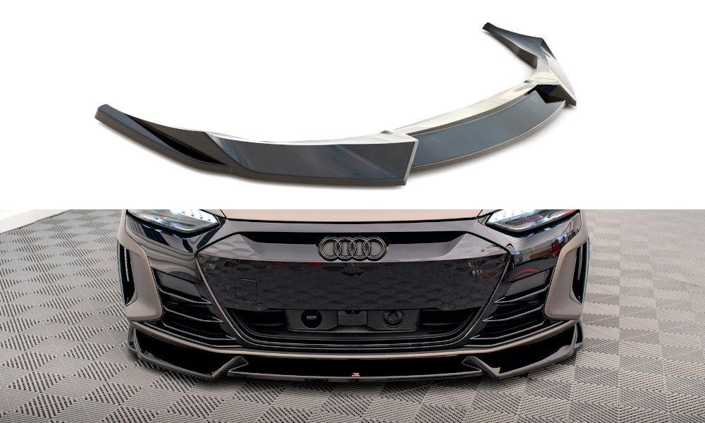 Maxton Front Splitter V.1 Audi E-Tron Gt / Rs Gt Mk1