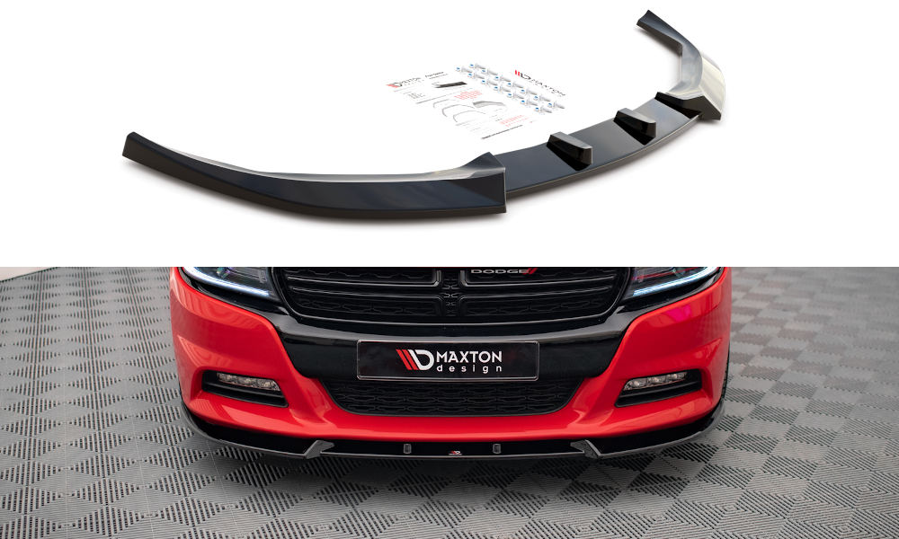 Maxton Front Splitter V.1 Dodge Charger Rt Mk7 Facelift