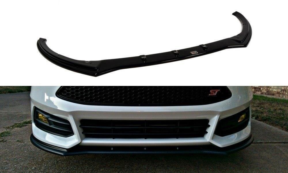 Maxton Front Splitter V.1 Ford Focus St Mk3 Fl