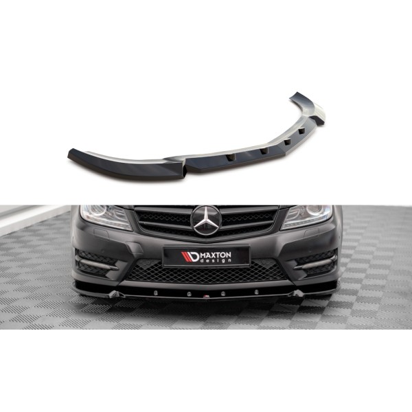 Maxton Front Splitter V.1 Mercedes-Benz C Coupe Amg-Line C204