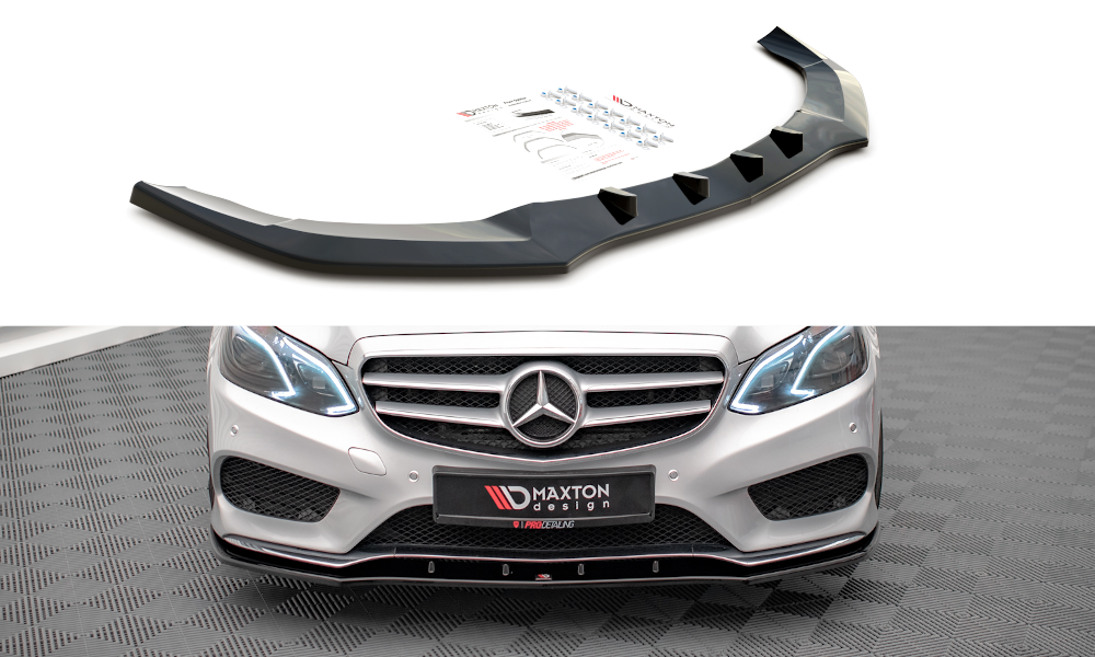 Maxton Front Splitter V.1 Mercedes-Benz E Amg-Line Sedan W212 Facelift