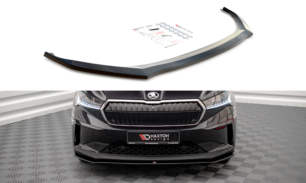 Maxton Front Splitter V.1 Skoda Enyaq Iv