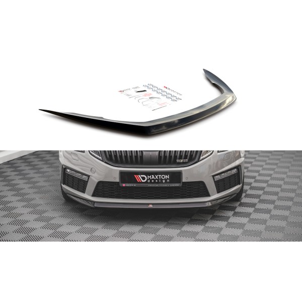 Maxton Front Splitter V.1 Skoda Octavia Rs Mk3 Facelift
