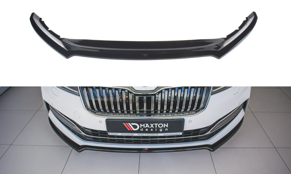 Maxton Front Splitter V.1 Skoda Superb Mk3 Fl