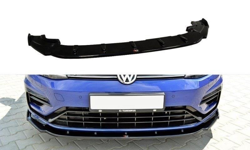 Maxton Front Splitter V.1 Vw Golf 7 R / R-Line Facelift