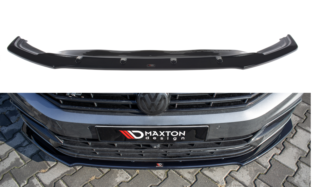 Maxton Front Splitter V.1 Volkswagen Passat R-Line B8
