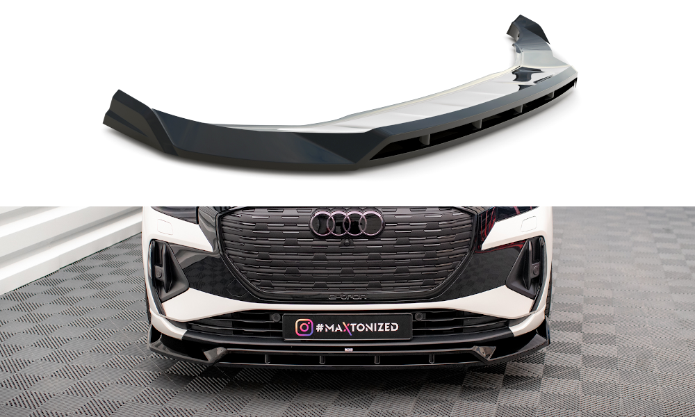 Maxton Front Splitter V.2 Audi Q4 E-Tron Sportback Mk1