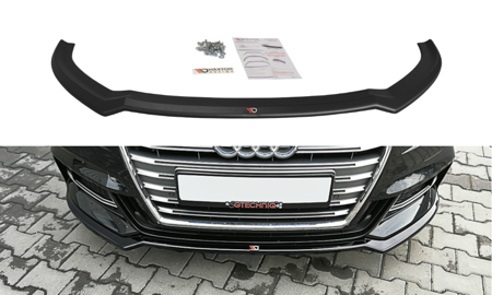 Maxton Front Splitter V.2 Audi S3 / A3 S-Line 8v Fl Sedan