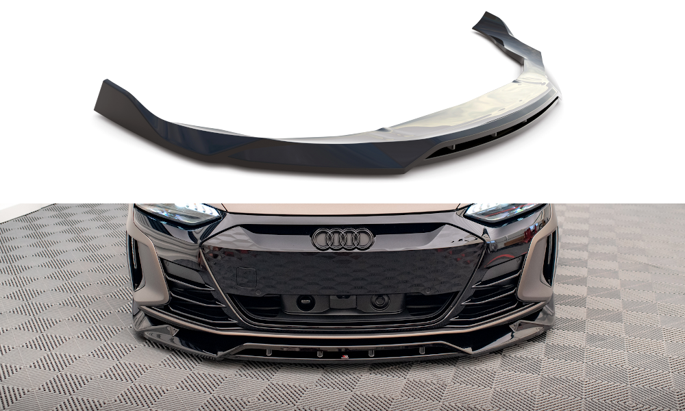 Maxton Front Splitter V.2 Audi E-Tron Gt / Rs Gt Mk1